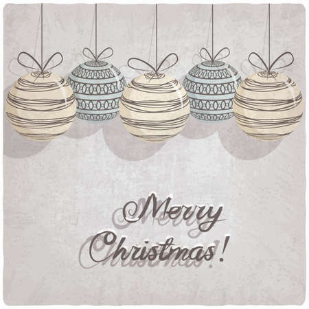 Christmas hand-drawn grungy background - vector illustrationのイラスト素材