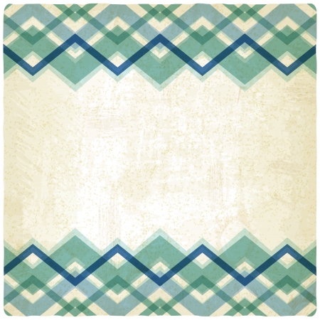 zigzag retro background - vector illustrationのイラスト素材