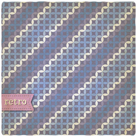 retro seamless pattern included in swatch menu  - vector illustrationのイラスト素材