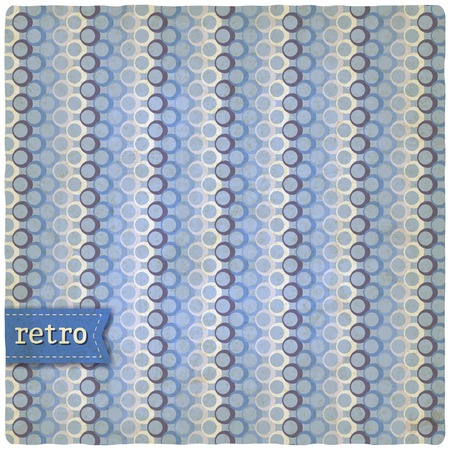 retro background (seamless pattern included in swatch menu) - vector illustrationのイラスト素材