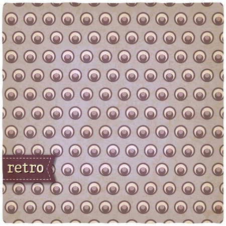 retro background (seamless pattern included in swatch menu) illustrationのイラスト素材