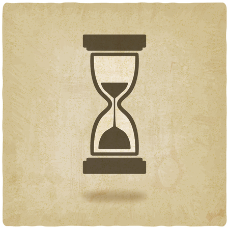 hourglass old background - vector illustration. eps 10のイラスト素材