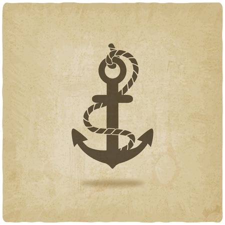 anchor old background - vector illustration. eps 10のイラスト素材