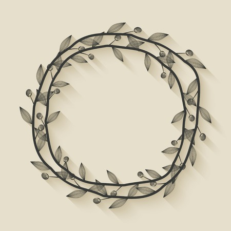 laurel award wreath - vector illustration. eps 10のイラスト素材