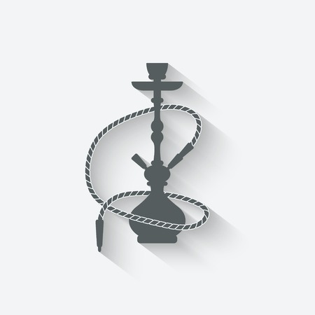 hookah relaxation icon - vector illustration. eps 10のイラスト素材