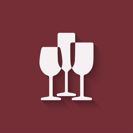 wine menu design element - vector illustration.のイラスト素材