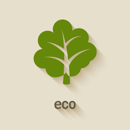 green tree eco symbolのイラスト素材