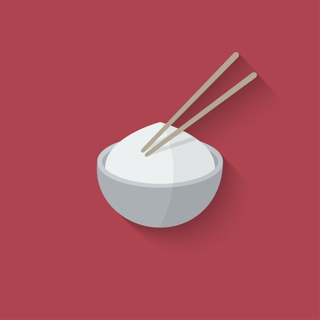 Asian food design elementのイラスト素材