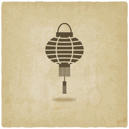 Chinese lantern old backgroundのイラスト素材
