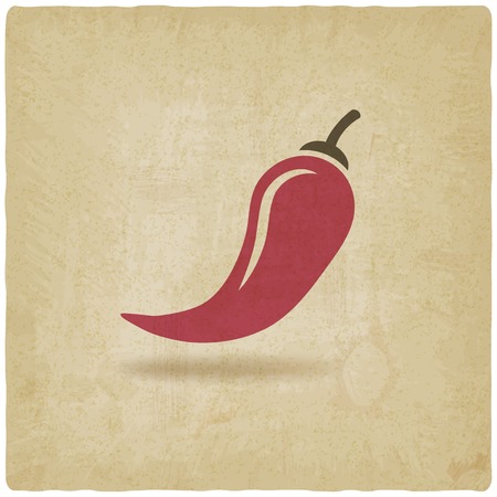 chili old background - vector illustration. eps 10のイラスト素材