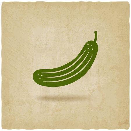 cucumber symbolのイラスト素材