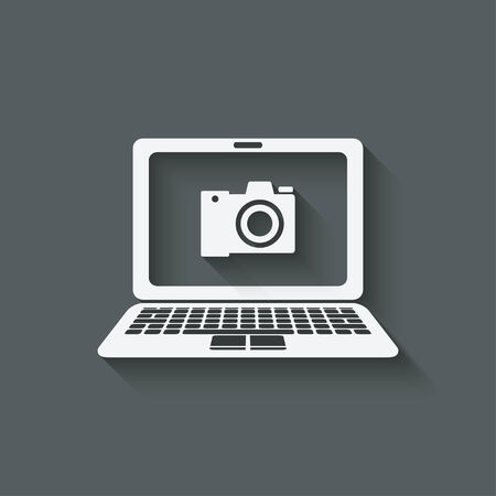 distance online learning symbolのイラスト素材