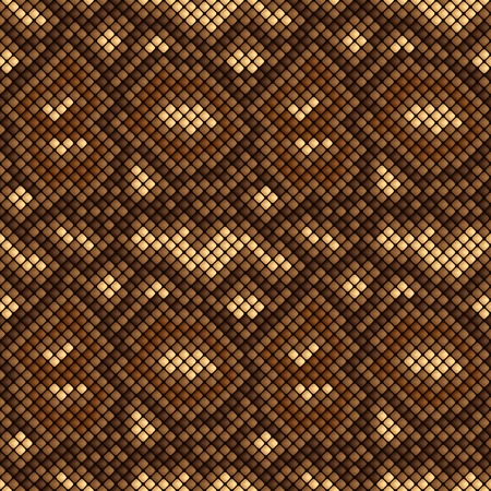 snake skin seamless patternのイラスト素材