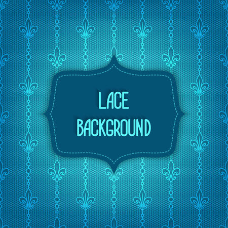 lace blue backgroundのイラスト素材
