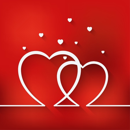 Valentines Day cardのイラスト素材