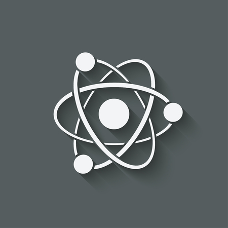 molecule atom symbolのイラスト素材