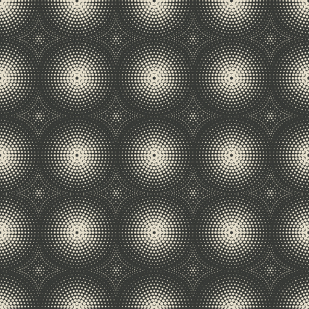 dotted monochrome geometric seamless pattern vector illustration. のイラスト素材