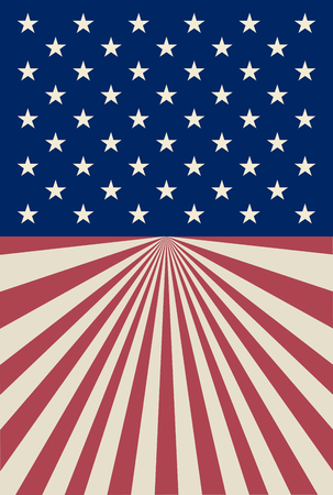 American striped background - vector illustration. eps 8のイラスト素材
