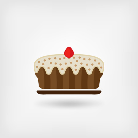 pie baking icon. vector illustration のイラスト素材