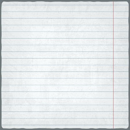 Lined paper. blank design sheet. vector illustration -のイラスト素材