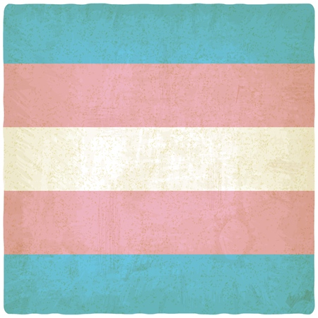 Transgender flag old background.のイラスト素材
