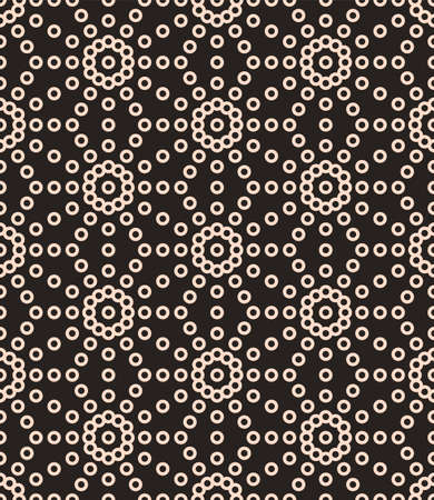 Circle geometric japanese seamless pattern. Vector illustrationのイラスト素材