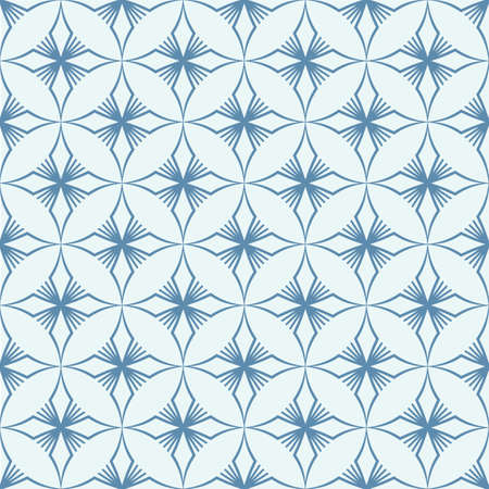 White and blue circles seamless pattern. Vector illustrationのイラスト素材