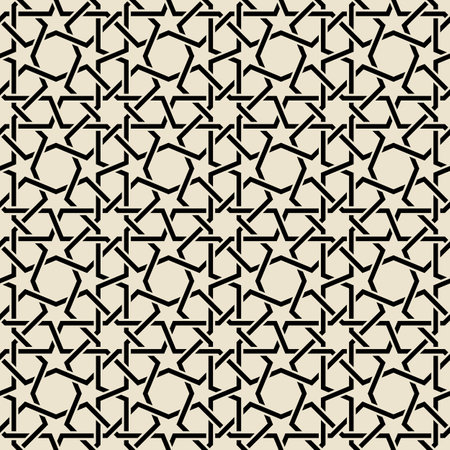 Traditional Arabic Islamic geometric seamless pattern. Vector illustrationのイラスト素材