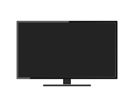LCD TV monitor vector illustrationのイラスト素材