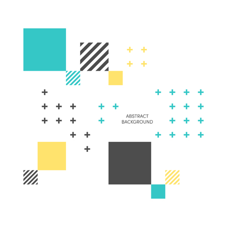 Abstract colorful geometric isometric design element can be used for background, wallpaper, template, poster.のイラスト素材