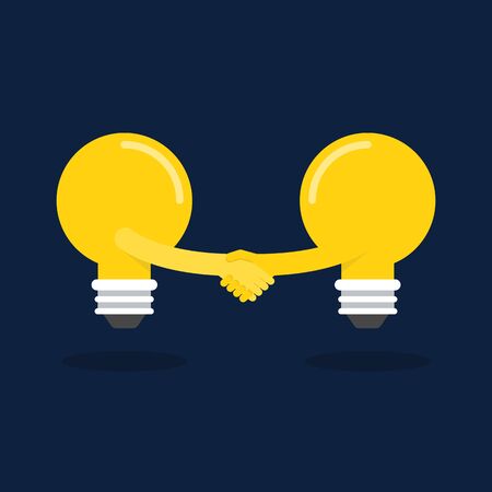 Brainstorm and creative idea concept designのイラスト素材