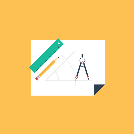 Graphic design tool element concept, vector illustrationのイラスト素材