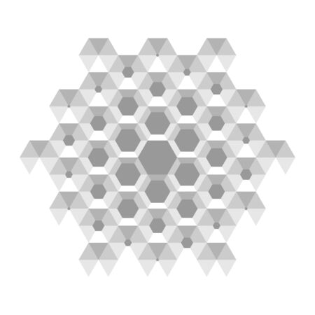 Abstract modern style geometric shape background, vector illustration.のイラスト素材