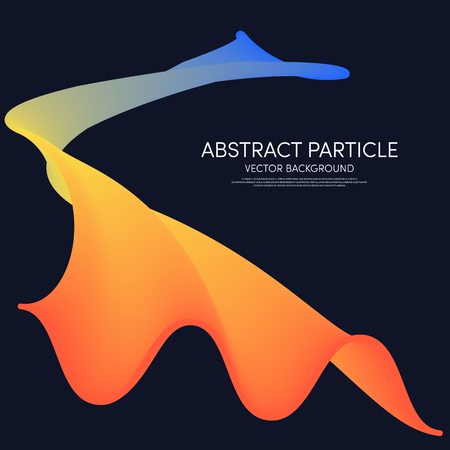 Abstract gradient geometric poster template background, vector illustrationのイラスト素材