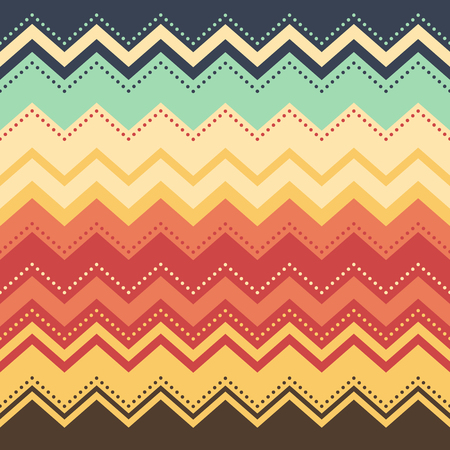 Abstract seamless pattern background decorative with geometric shape, modern retro vintage style, vector illustrationのイラスト素材
