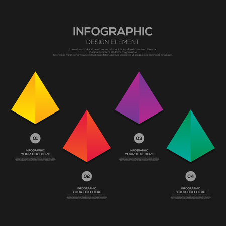 Infographic business template designのイラスト素材