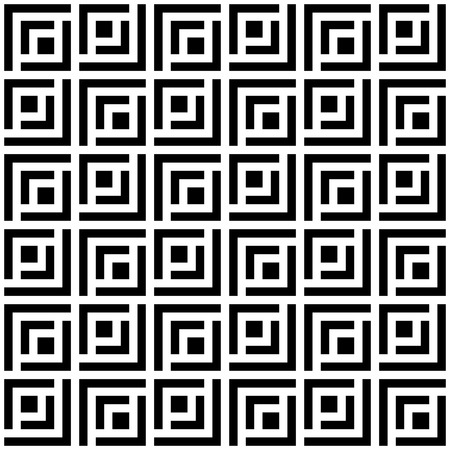Abstract geometric line art seamless pattern background, vector illustrationのイラスト素材