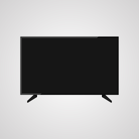 Smart television high definition display, vector illustrationのイラスト素材