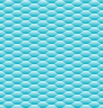 Abstract blue wave art line seamless pattern background, vector illustrationのイラスト素材