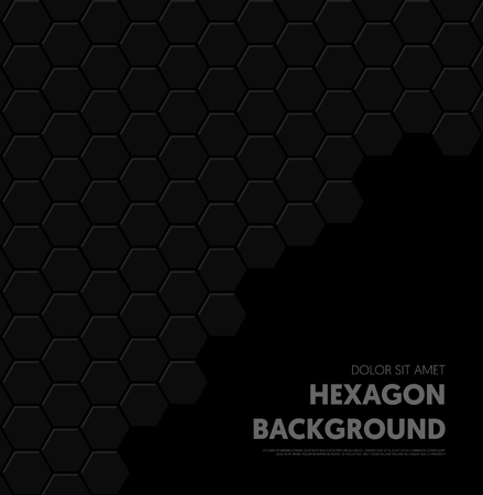 Abstract geometric hexagon shape pattern background. Graphic design element template can be used for backdrop, wallpaper, texture, book cover, print, poster, vector illustrationのイラスト素材