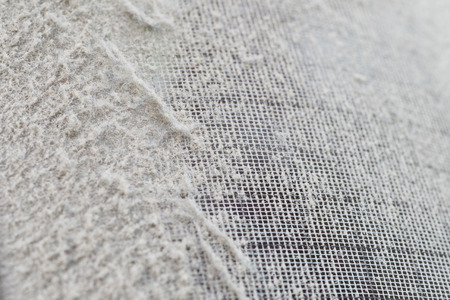 Close up very dirty air conditioner filterの写真素材