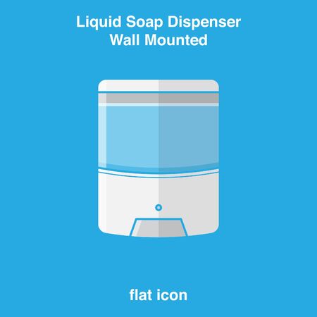Pump Hand wash. Hand sanitizer. Alcohol-based hand rub. Rubbing alcohol. Wall mounted soap dispenser. Wall hanging hand wash container. Protection from germs such as coronavirus (Covid-19) icon designのイラスト素材