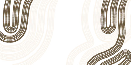 Trendy abstract art templates with floral and geometric elements. Suitable for social media posts, mobile apps, banners design and web, internet ads.の写真素材