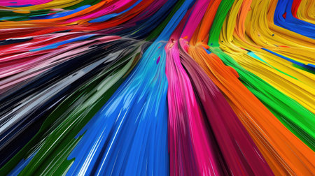 Multicolor striped abstract background in vibrant spectrum tones for dynamic visual impactの素材