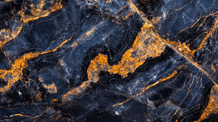 A close-up of a black and dark blue granite rock surface, highlighting the rough texture of a mountain surface, perfect for nature-inspired design elements.の素材