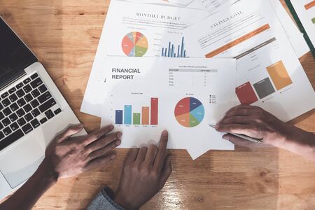 Business and financial Teamwork Discussion Meeting Planning Conceptの写真素材