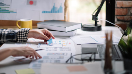 ux designer creative Graphic planning application development for web mobile phone or computer. User...