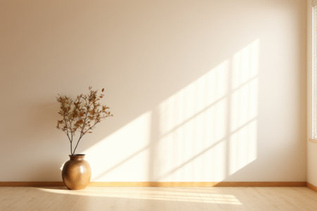 Stylish Room. Modern Interior Design Background. Generative AIの素材