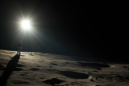 astronaut in the deep space. generative aiの素材