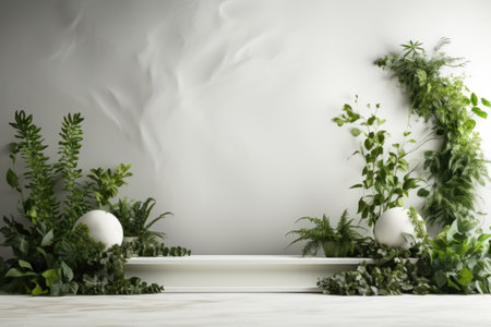 Stylish Room. Modern Interior Design Background. Generative AIの素材